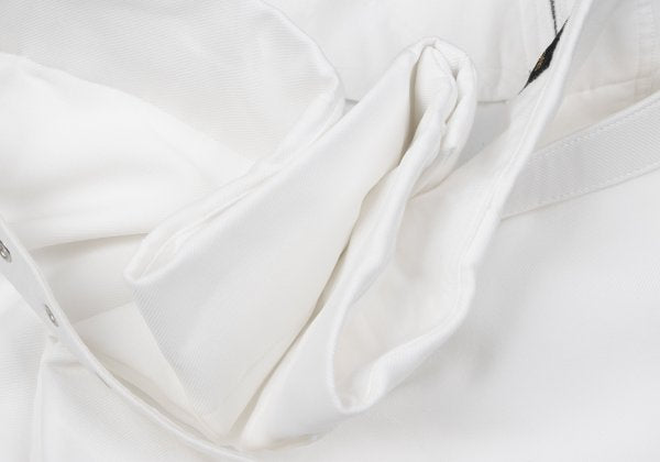 COMME des GARCONS 25SS Poly Cuffed Shorts White Size S