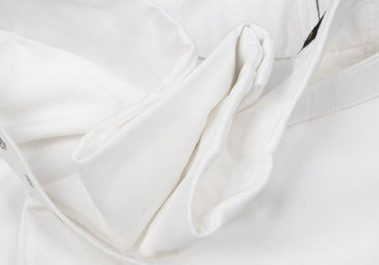 COMME des GARCONS 25SS Poly Cuffed Shorts White Size S