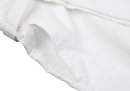COMME des GARCONS 25SS Poly Cuffed Shorts White Size S