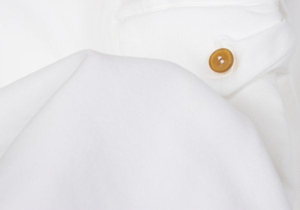 COMME des GARCONS 25SS Poly Cuffed Shorts White Size S
