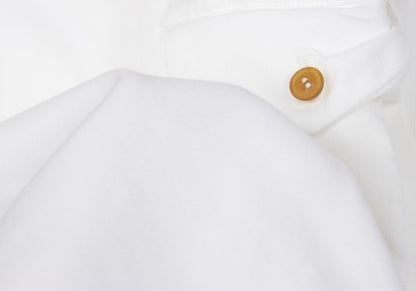COMME des GARCONS 25SS Poly Cuffed Shorts White Size S