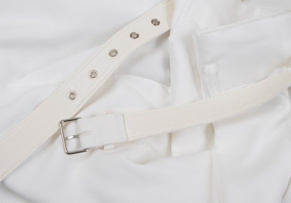 COMME des GARCONS 25SS Poly Cuffed Shorts White Size S
