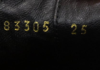 JPG by GAULTIER Brown Leather Stitched Gore Boots Size 25cm