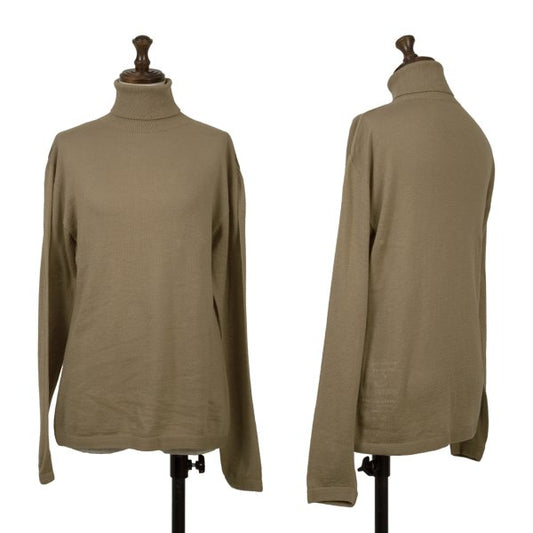 45rpm Cotton Turtleneck Sweater Mocha Size M