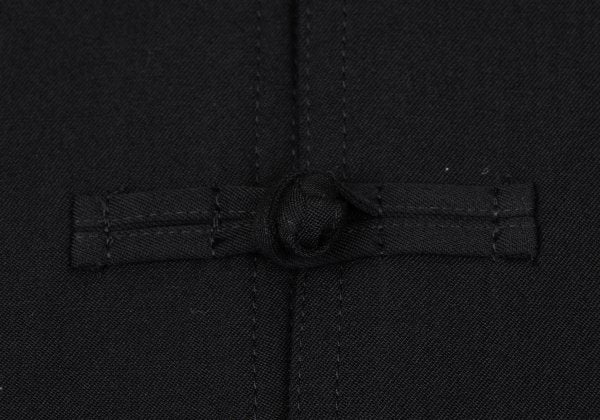 s'yte Wool Gabardine Stand Collar China Jacket Black Size 3