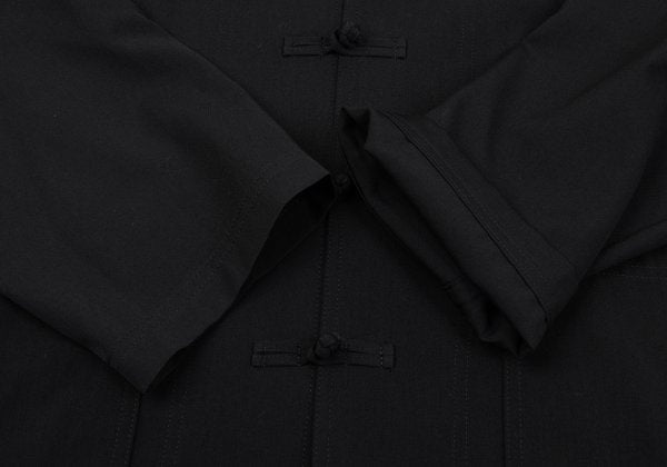 s'yte Wool Gabardine Stand Collar China Jacket Black Size 3