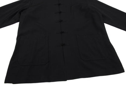 s'yte Wool Gabardine Stand Collar China Jacket Black Size 3