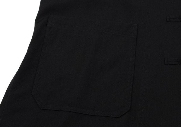 s'yte Wool Gabardine Stand Collar China Jacket Black Size 3