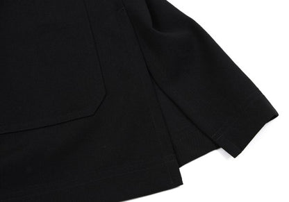 s'yte Wool Gabardine Stand Collar China Jacket Black Size 3