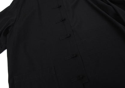 s'yte Wool Gabardine Stand Collar China Jacket Black Size 3
