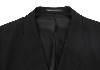 Yohji Yamamoto POUR HOMME 25AW Crepe De Jacket Black Size 4