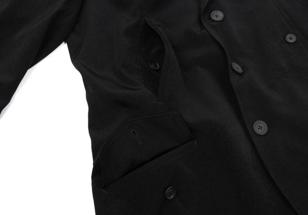 Yohji Yamamoto POUR HOMME 25AW Crepe De Jacket Black Size 4