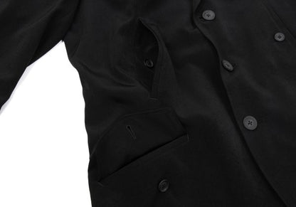 Yohji Yamamoto POUR HOMME 25AW Crepe De Jacket Black Size 4