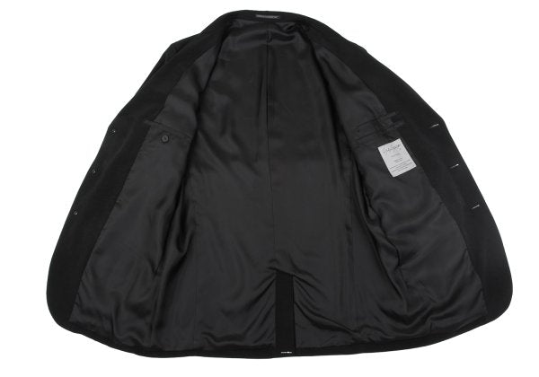 Yohji Yamamoto POUR HOMME 25AW Crepe De Jacket Black Size 4