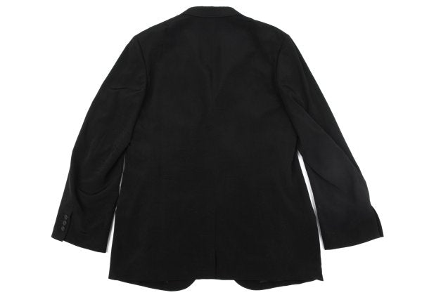 Yohji Yamamoto POUR HOMME 25AW Crepe De Jacket Black Size 4