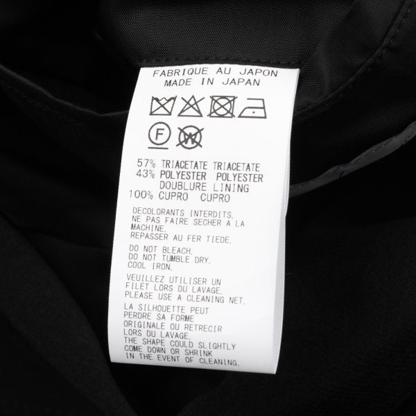 Yohji Yamamoto POUR HOMME 25AW Crepe De Jacket Black Size 4