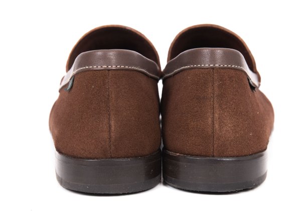 Paraboot Tassel Suede Loafers Brown Size 7.5 (26cm)