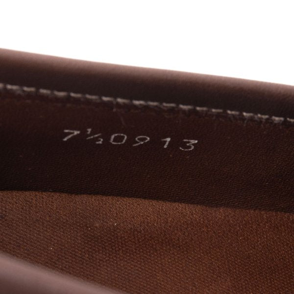Paraboot Tassel Suede Loafers Brown Size 7.5 (26cm)