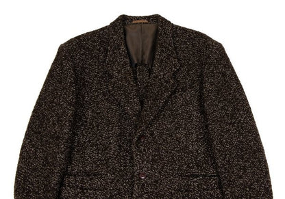 Jean Paul GAULTIER HOMME Wool Tweed 3B Jacket Brown Size M