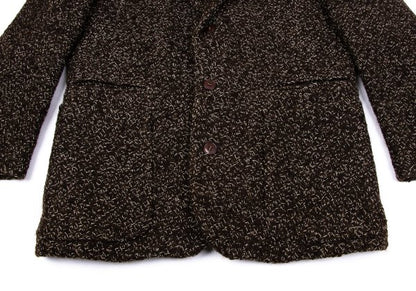 Jean Paul GAULTIER HOMME Wool Tweed 3B Jacket Brown Size M