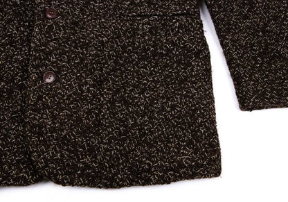 Jean Paul GAULTIER HOMME Wool Tweed 3B Jacket Brown Size M