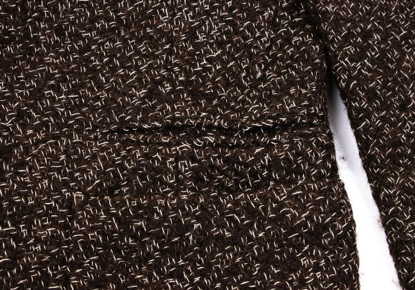 Jean Paul GAULTIER HOMME Wool Tweed 3B Jacket Brown Size M