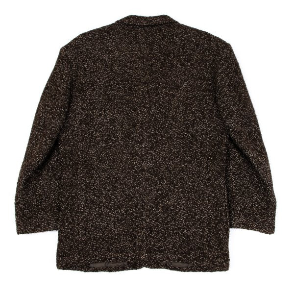 Jean Paul GAULTIER HOMME Wool Tweed 3B Jacket Brown Size M