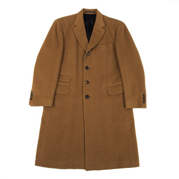 Jean Paul GAULTIER HOMME objet Wool Coat Brown Size 48