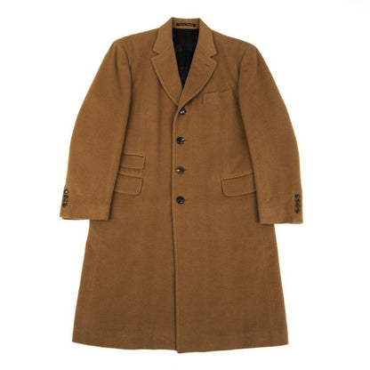 Jean Paul GAULTIER HOMME objet Wool Coat Brown Size 48