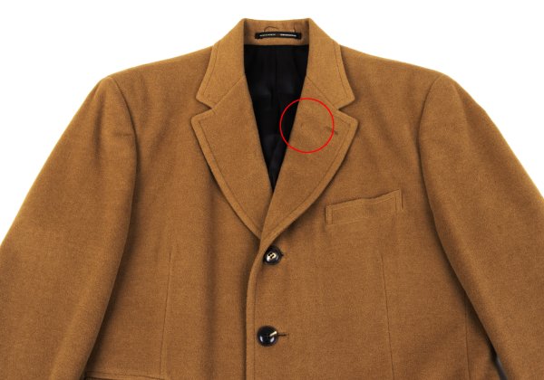 Jean Paul GAULTIER HOMME objet Wool Coat Brown Size 48