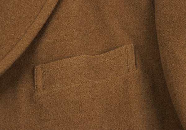 Jean Paul GAULTIER HOMME objet Wool Coat Brown Size 48