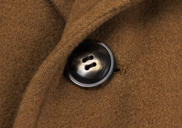 Jean Paul GAULTIER HOMME objet Wool Coat Brown Size 48