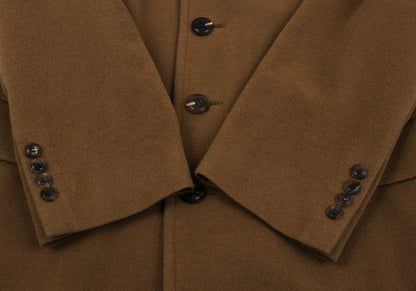 Jean Paul GAULTIER HOMME objet Wool Coat Brown Size 48