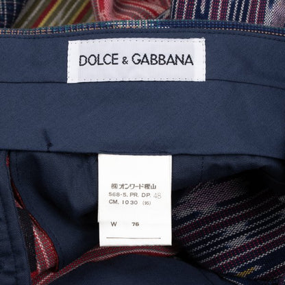 DOLCE&GABBANA Native Patchwork Pants Multi Size 48