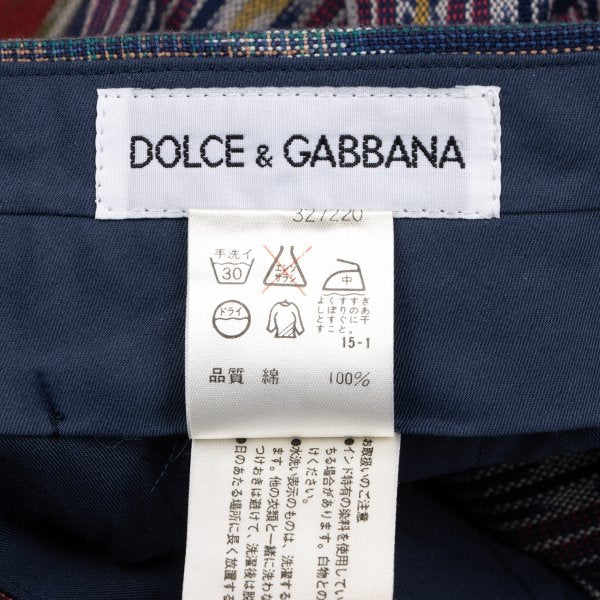 DOLCE&GABBANA Native Patchwork Pants Multi Size 48