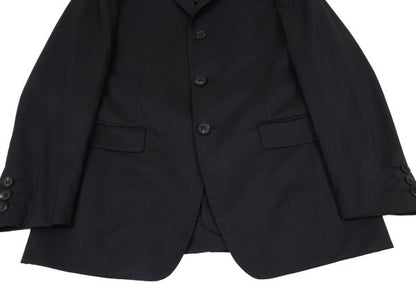 Jean Paul GAULTIER Wool Blend 3-Button Jacket Black Size 50