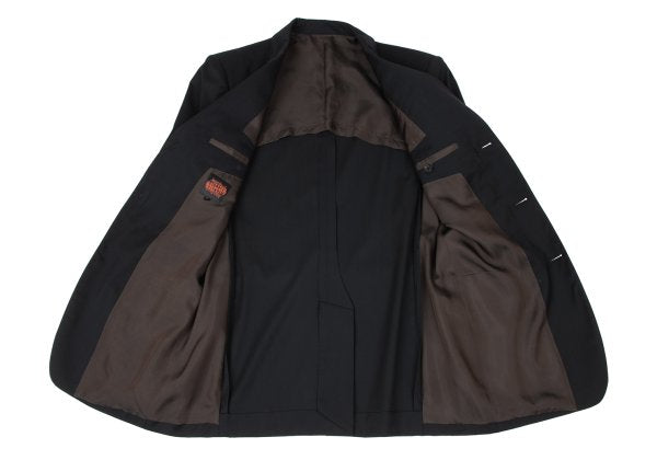 Jean Paul GAULTIER Wool Blend 3-Button Jacket Black Size 50