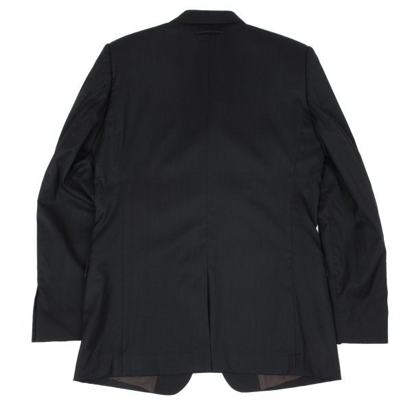 Jean Paul GAULTIER Wool Blend 3-Button Jacket Black Size 50