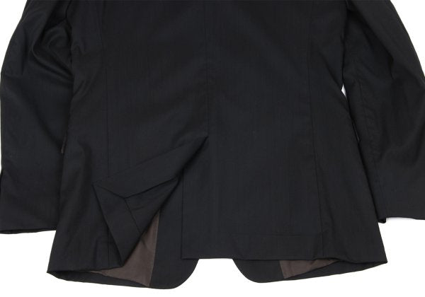 Jean Paul GAULTIER Wool Blend 3-Button Jacket Black Size 50