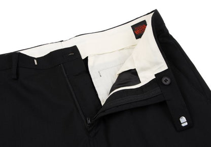 Jean Paul GAULTIER Wool Poly Tapered Pants Black Size 48