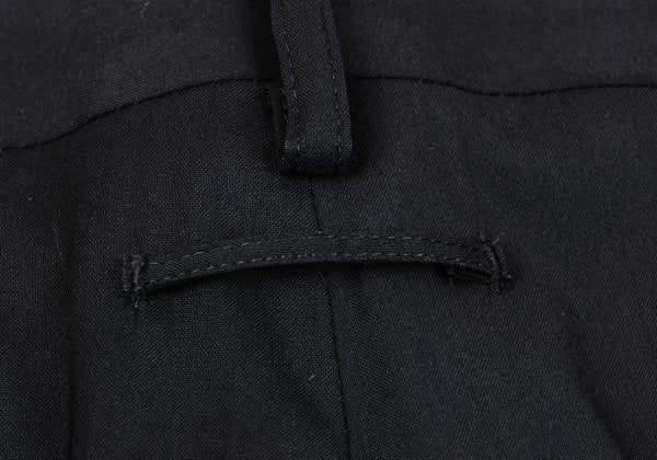 Jean Paul GAULTIER Wool Poly Tapered Pants Black Size 48