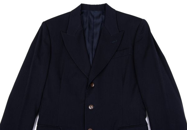 Jean Paul GAULTIER HOMME Navy Wool Lapel Jacket Size 48