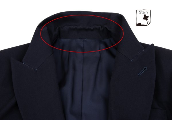 Jean Paul GAULTIER HOMME Navy Wool Lapel Jacket Size 48