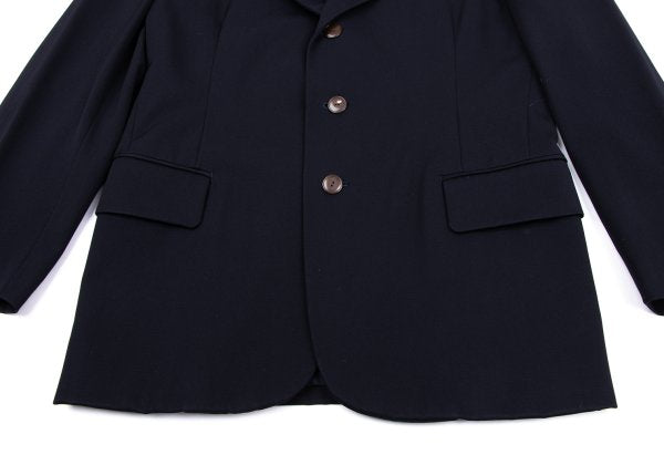 Jean Paul GAULTIER HOMME Navy Wool Lapel Jacket Size 48