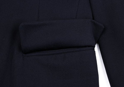 Jean Paul GAULTIER HOMME Navy Wool Lapel Jacket Size 48