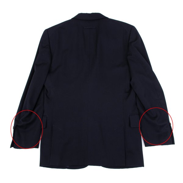 Jean Paul GAULTIER HOMME Navy Wool Lapel Jacket Size 48