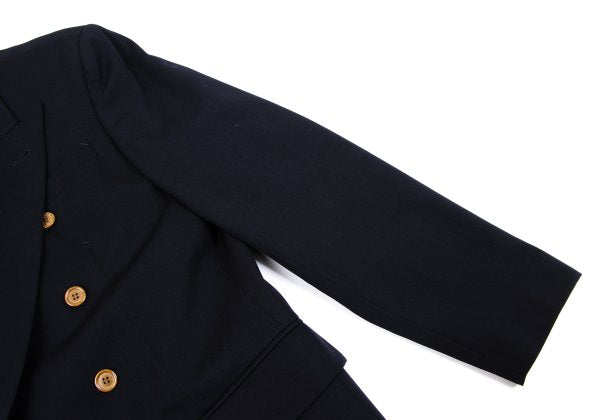 Jean Paul GAULTIER HOMME Lined Kanji Jacket Navy Size 48