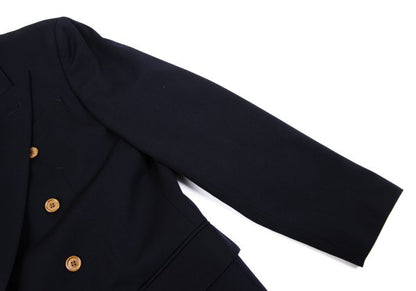 Jean Paul GAULTIER HOMME Lined Kanji Jacket Navy Size 48