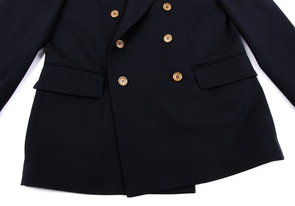 Jean Paul GAULTIER HOMME Lined Kanji Jacket Navy Size 48