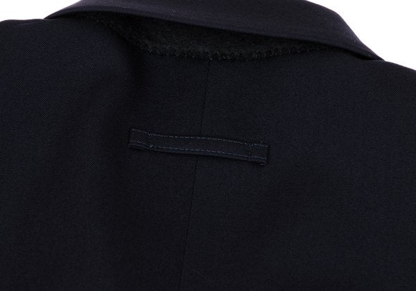 Jean Paul GAULTIER HOMME Lined Kanji Jacket Navy Size 48
